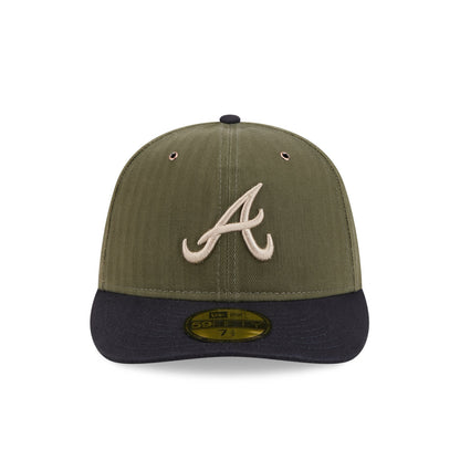 Atlanta Braves Three Looms American Herringbone 59FIFTY Fitted Hat
