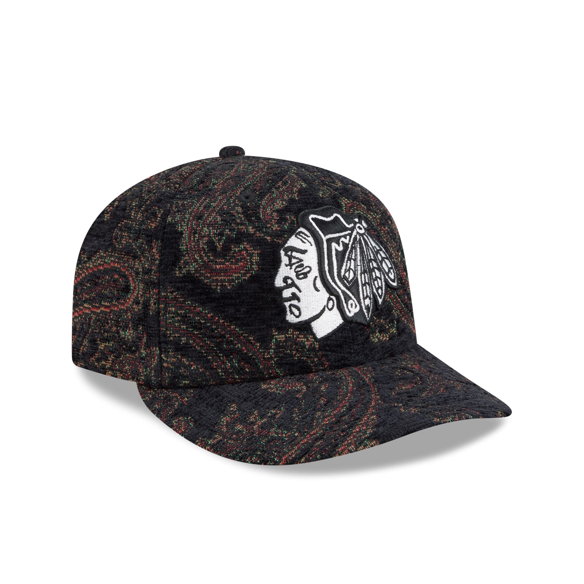 Chicago Blackhawks Three Looms Jacquard Chenille 59FIFTY Fitted Hat