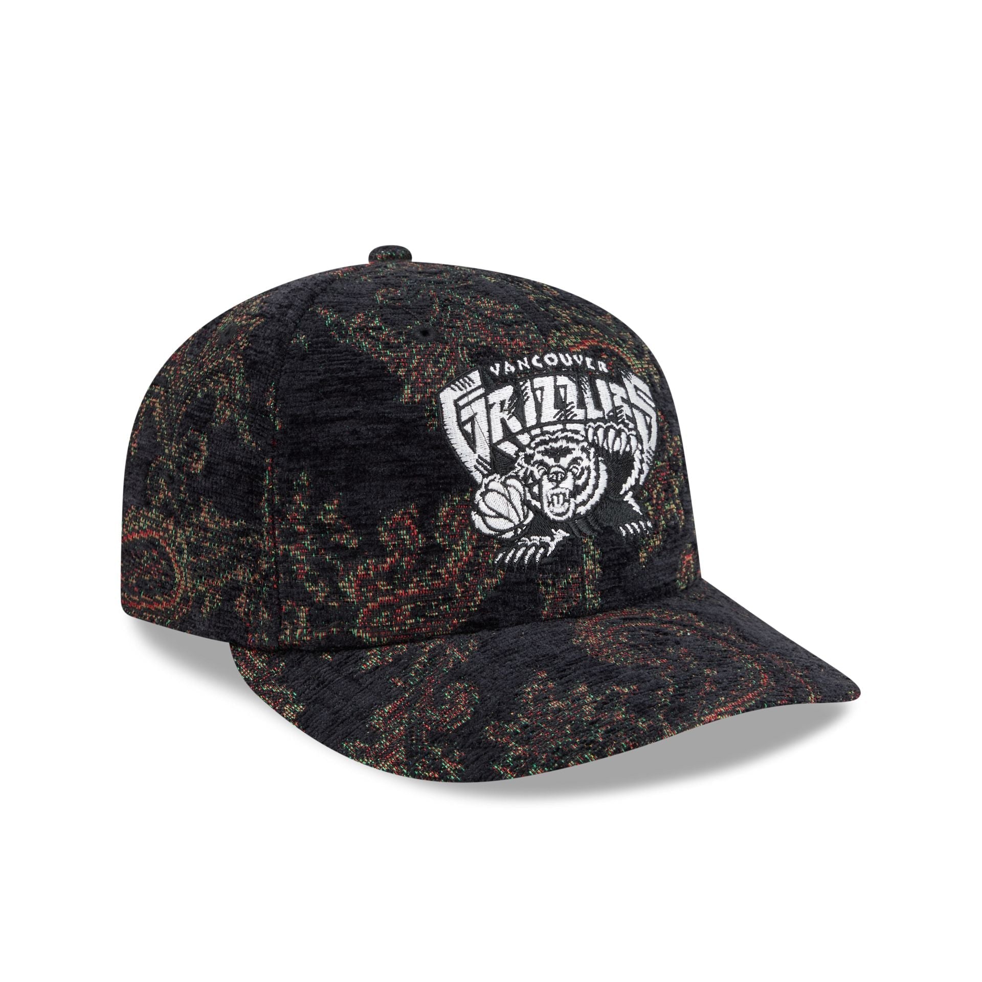 Vancouver Grizzlies Three Looms Jacquard Chenille 59FIFTY Fitted Hat