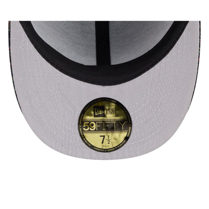 Chicago Bulls Three Looms Jacquard Chenille 59FIFTY Fitted Hat