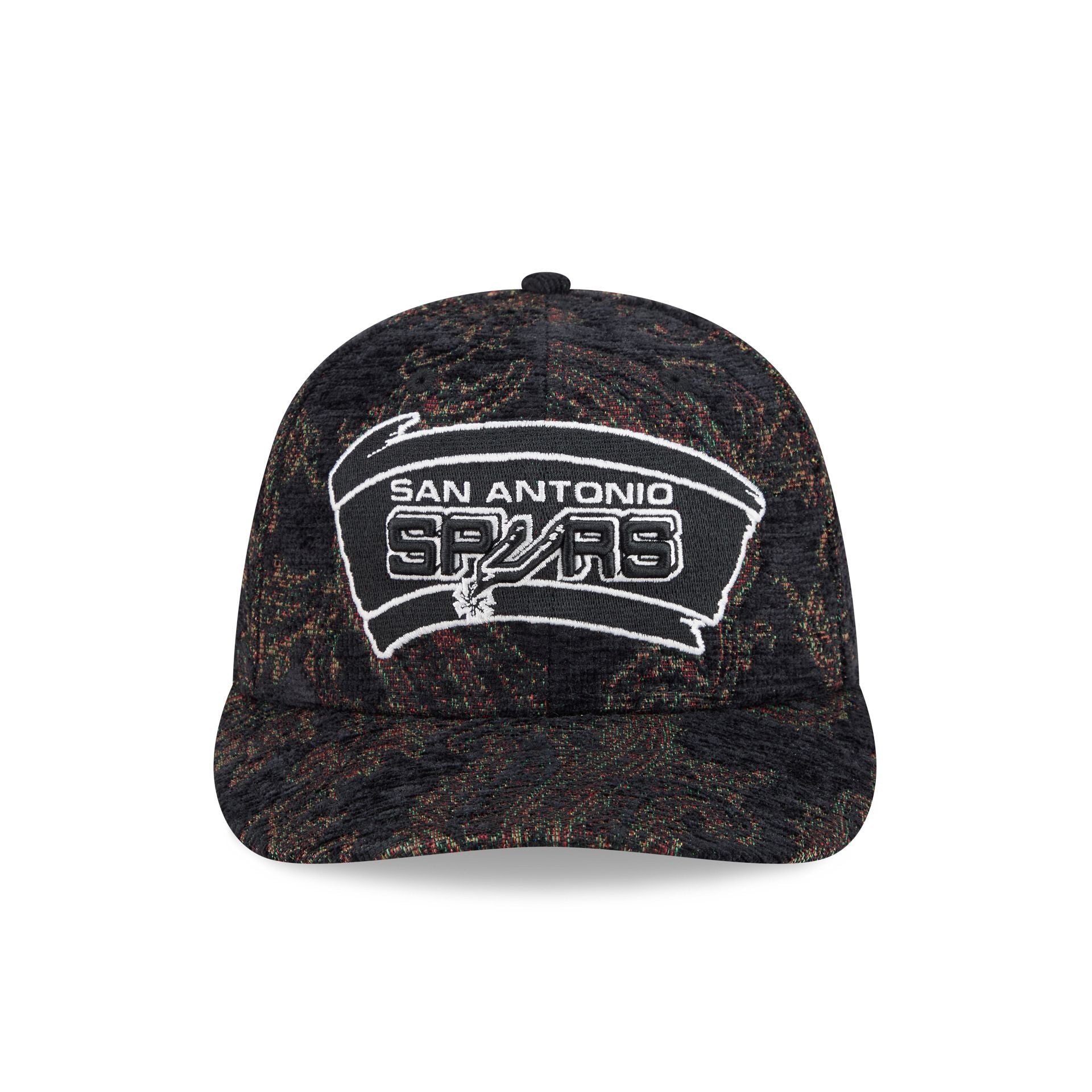 San Antonio Spurs Three Looms Jacquard Chenille 59FIFTY Fitted Hat