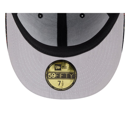 New York Knicks Three Looms Jacquard Chenille 59FIFTY Fitted Hat