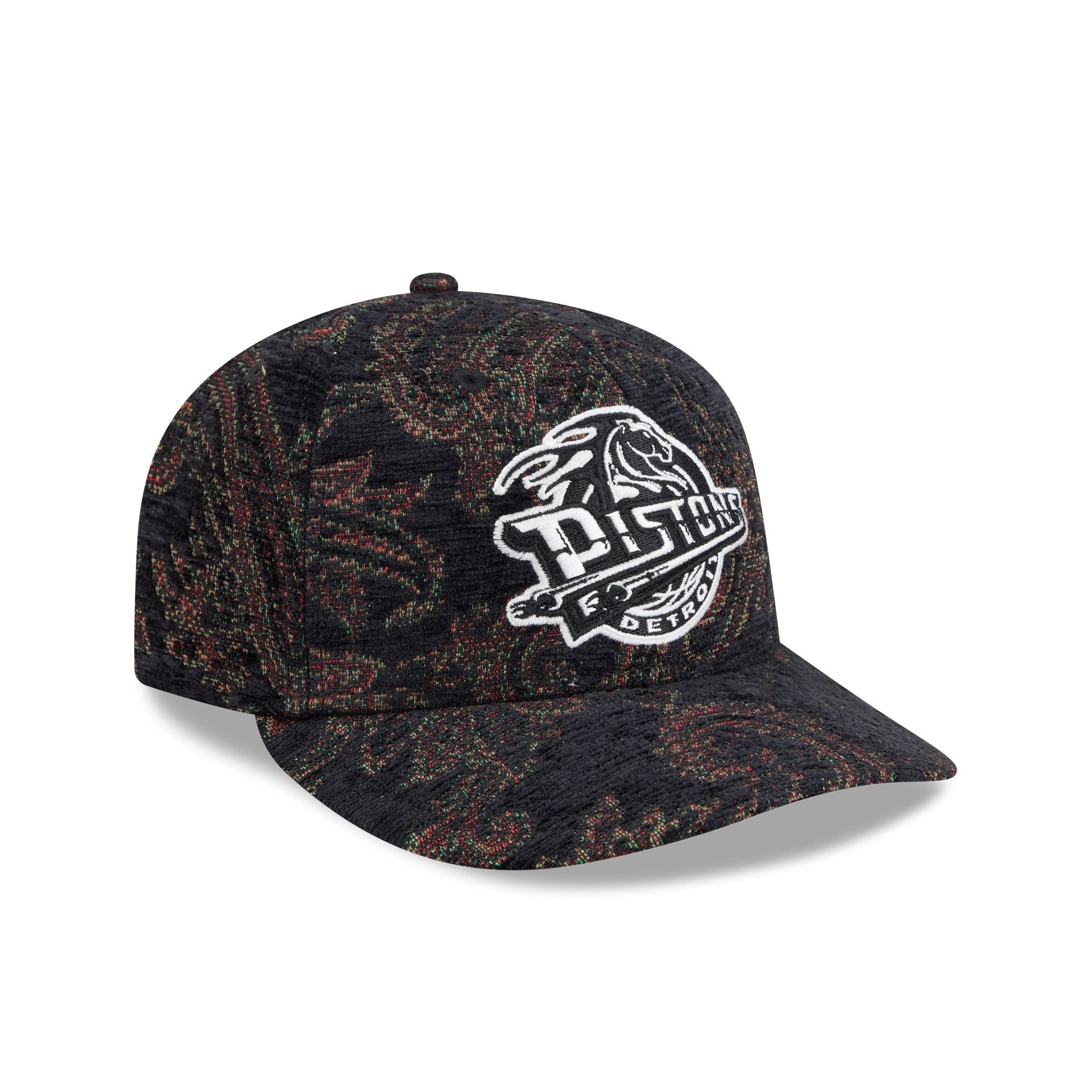 Detroit Pistons Three Looms Jacquard Chenille 59FIFTY Fitted Hat
