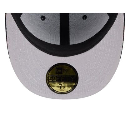 Detroit Pistons Three Looms Jacquard Chenille 59FIFTY Fitted Hat