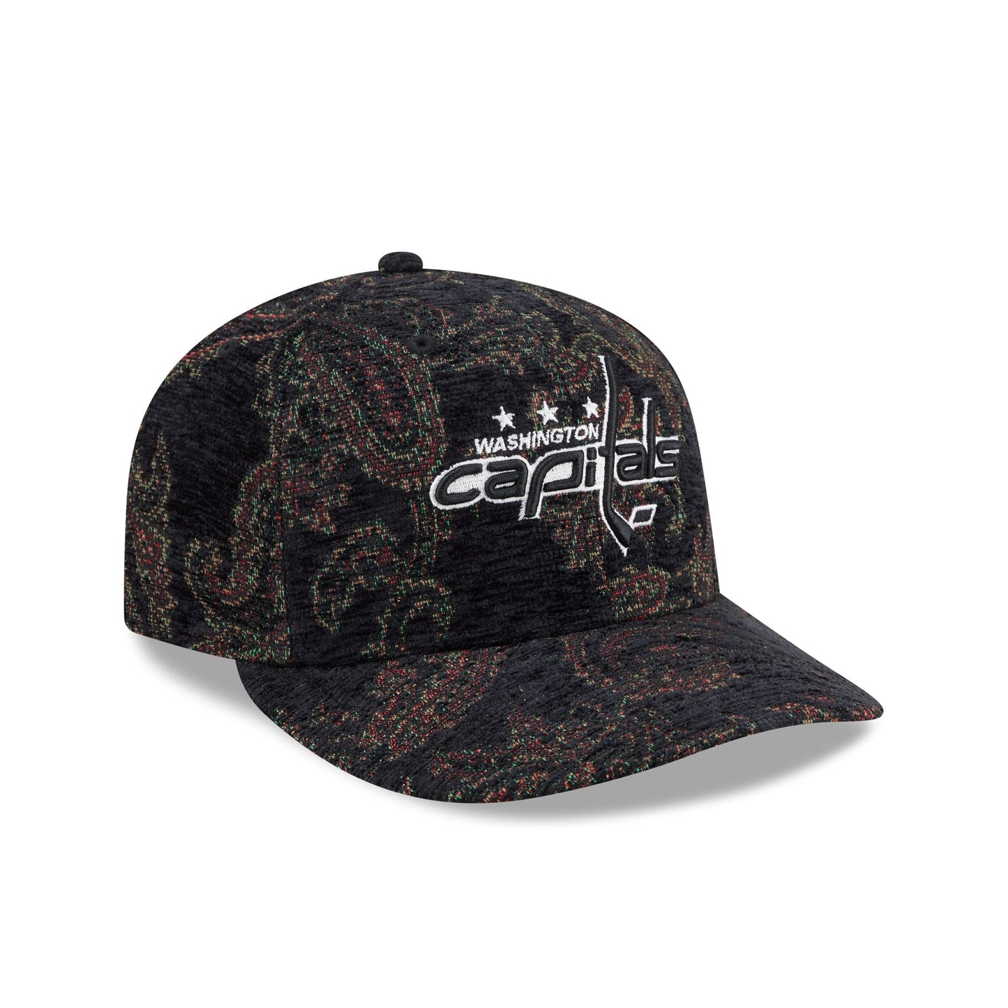 Washington Capitals Three Looms Jacquard Chenille 59FIFTY Fitted Hat