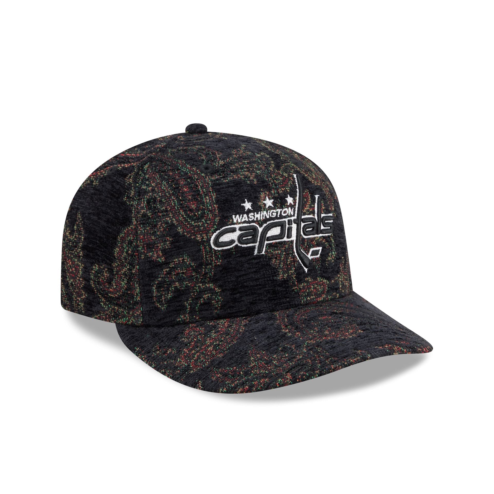 Washington Capitals Three Looms Jacquard Chenille 59FIFTY Fitted Hat