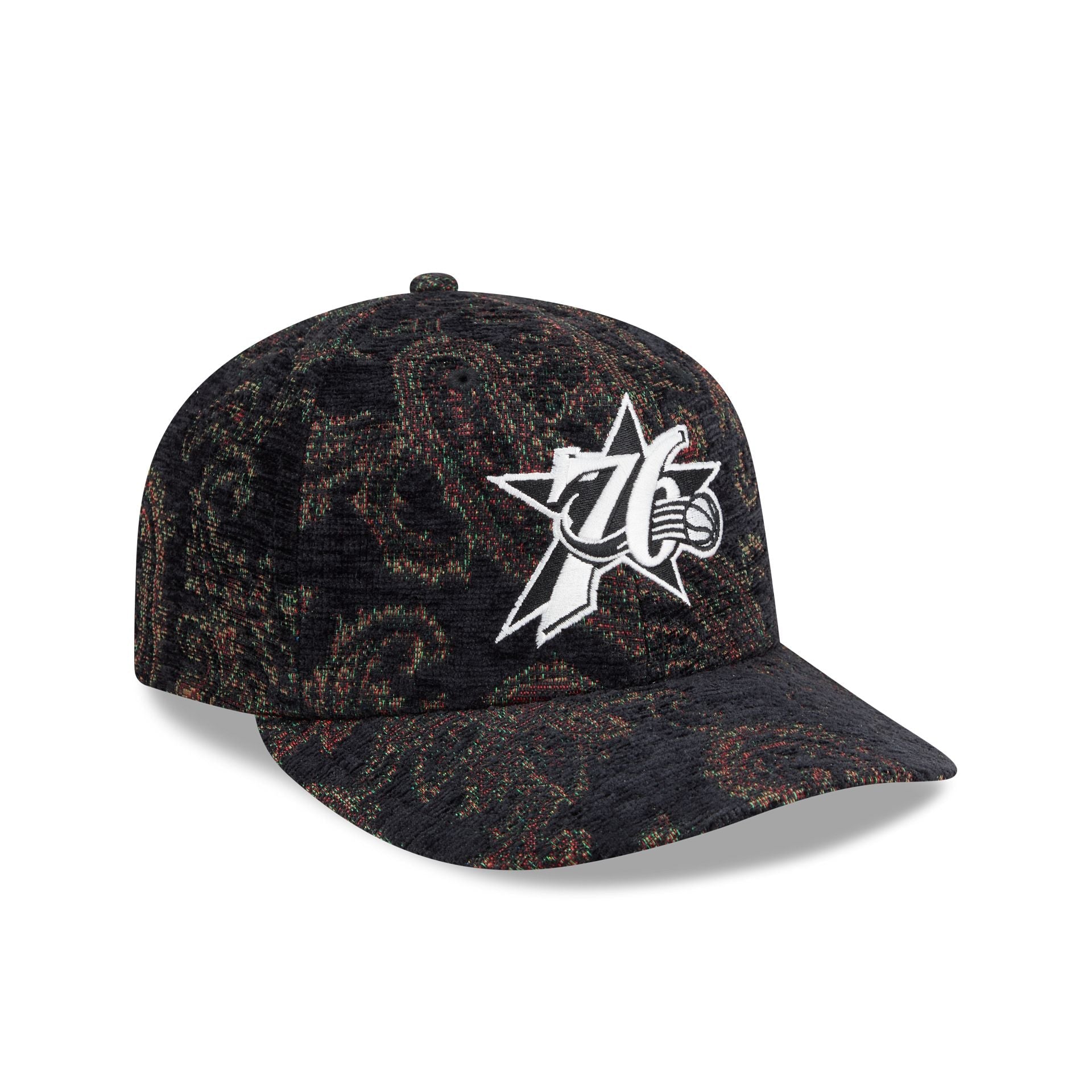 Philadelphia 76ers Three Looms Jacquard Chenille 59FIFTY Fitted Hat