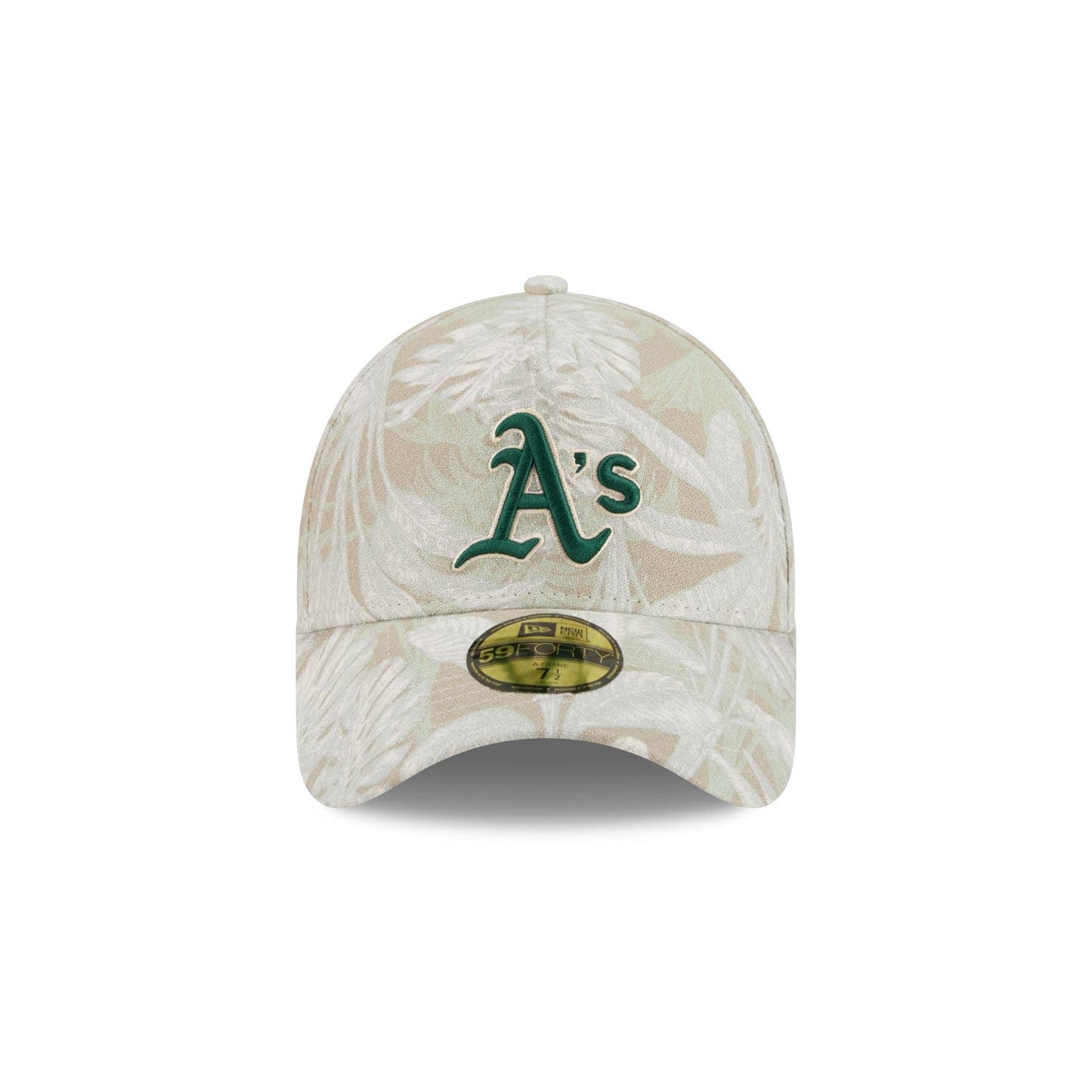 Athletics Three Looms Leafy Palm 59FORTY A-Frame Fitted Hat