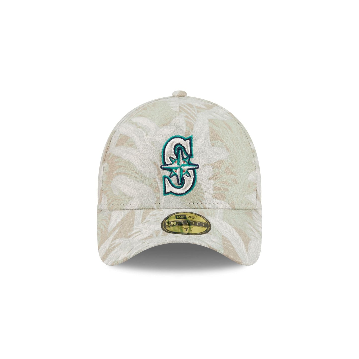 Seattle Mariners Three Looms Leafy Palm 59FORTY A-Frame Fitted Hat