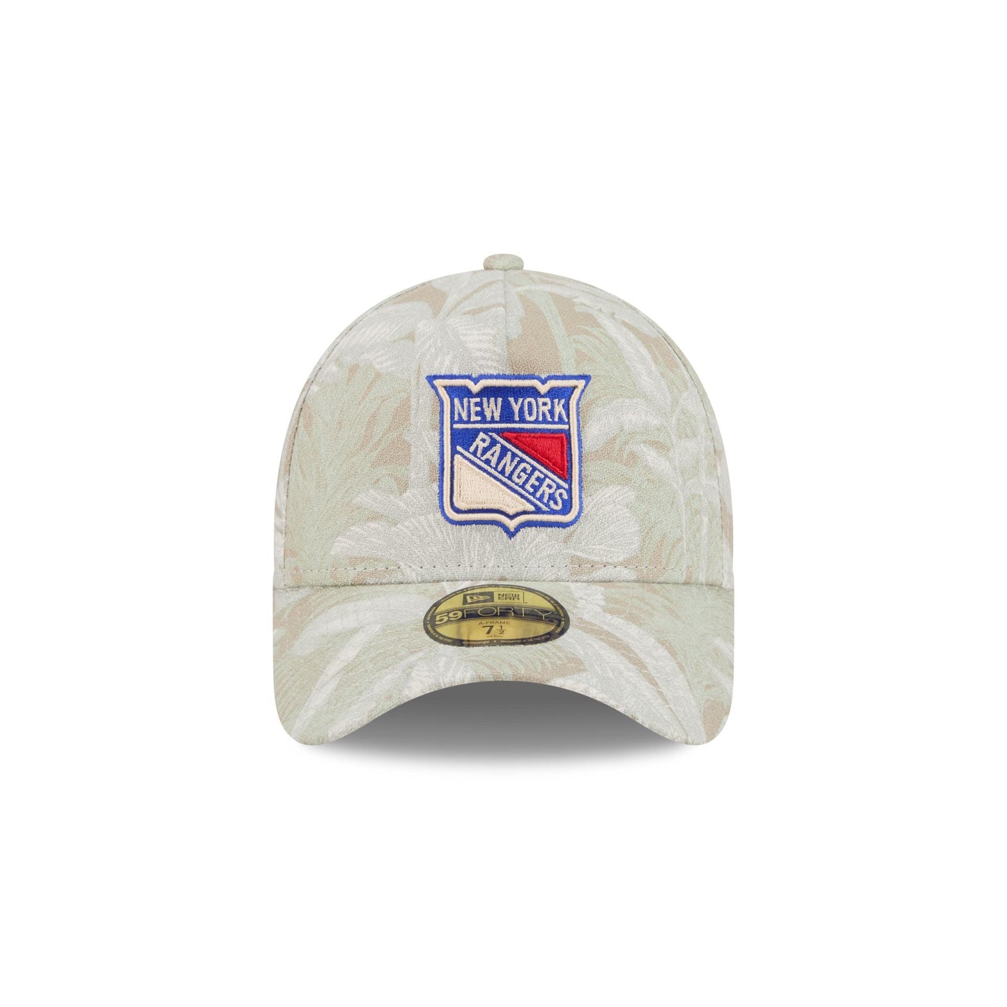 New York Rangers Three Looms Leafy Palm 59FORTY A-Frame Fitted Hat