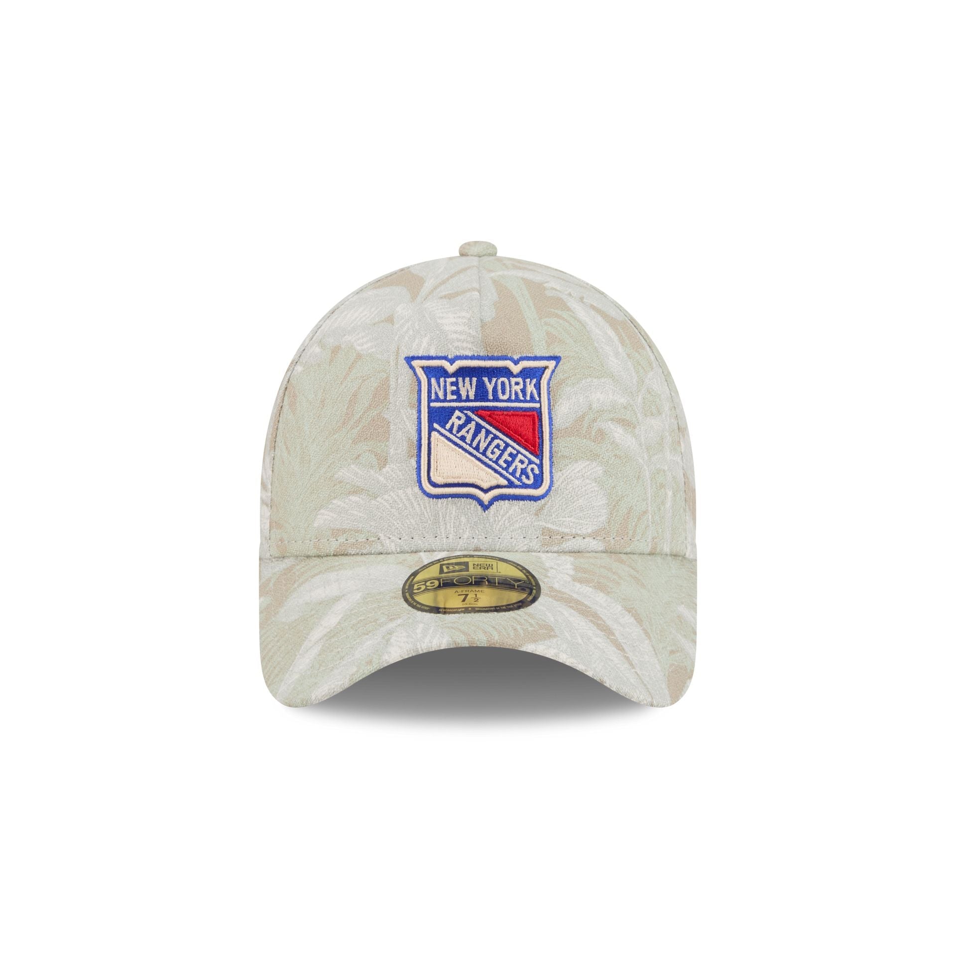 New York Rangers Three Looms Leafy Palm 59FORTY A-Frame Fitted Hat