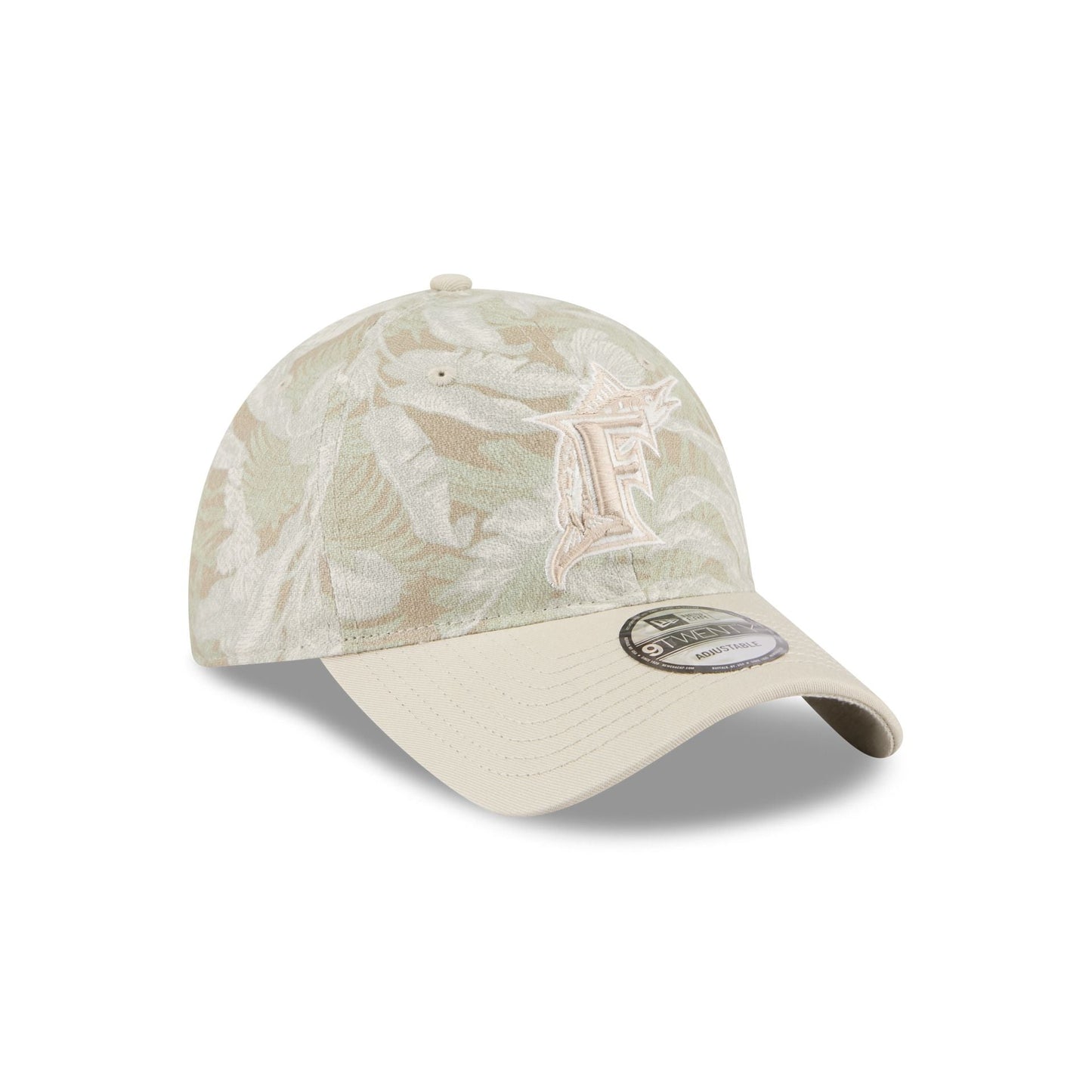 Miami Marlins Three Looms Leafy Palm 9TWENTY Adjustable Hat