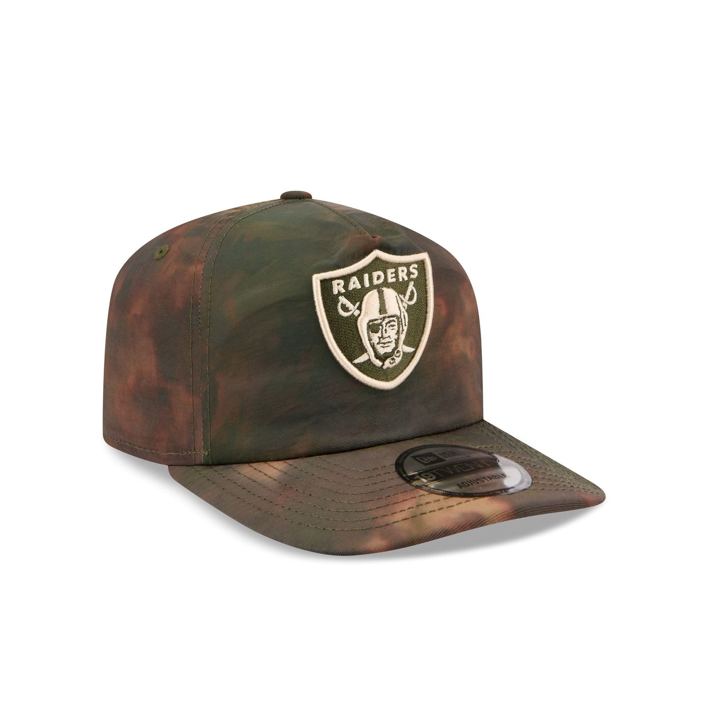 Las Vegas Raiders Three Looms Nylon Wash Dye 19TWENTY Adjustable Hat