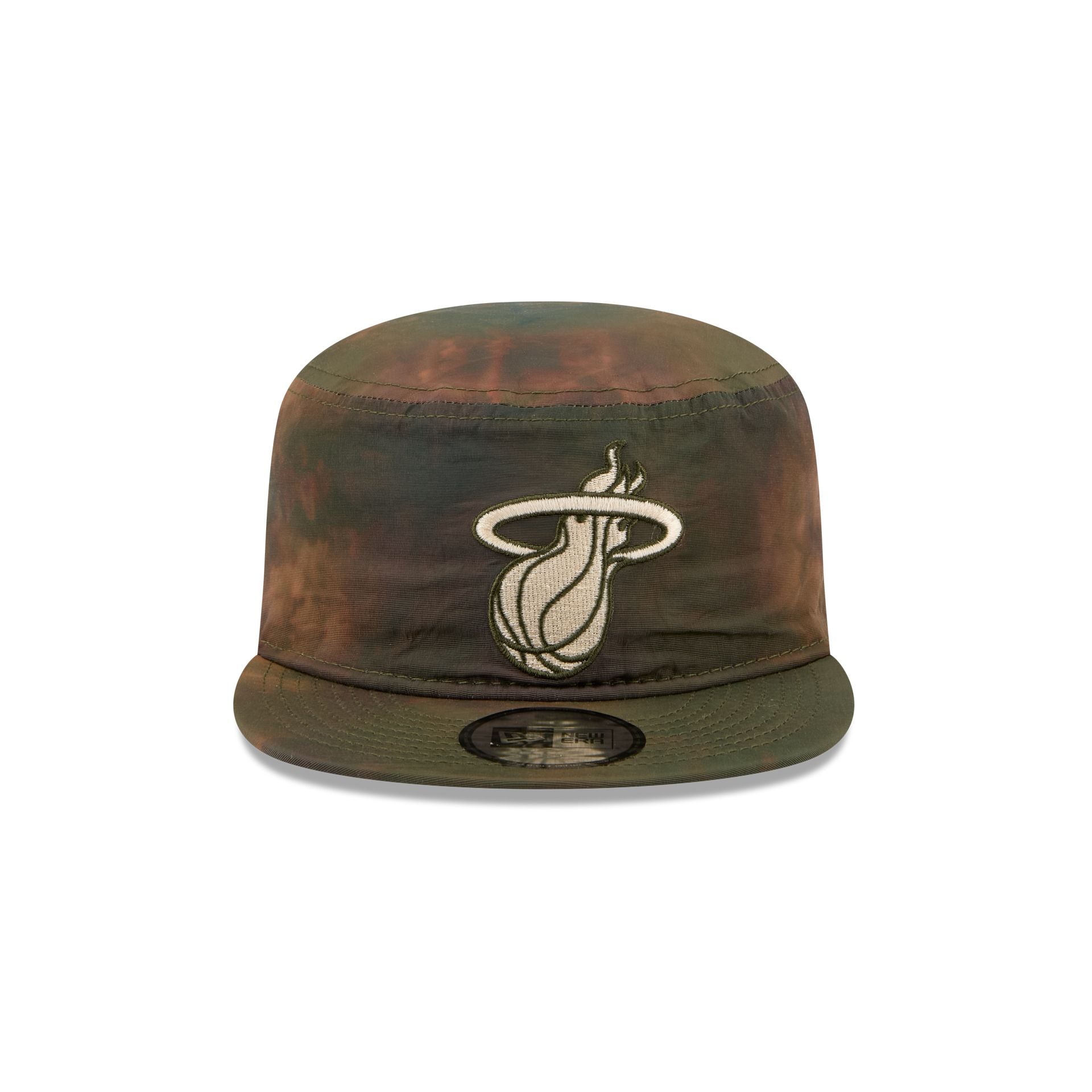 Miami Heat Three Looms Nylon Wash Dye Painter Hat