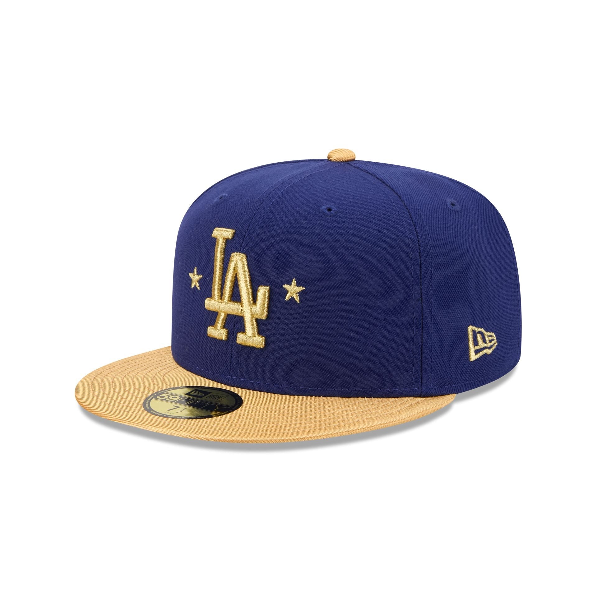 Los Angeles Dodgers Gold 2025 World Series Champions Sidepatch 59FIFTY Fitted Hat