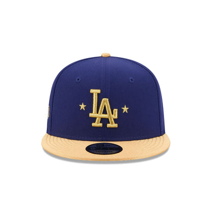 Los Angeles Dodgers Gold 2025 World Series Champions Sidepatch 9FIFTY Snapback Hat