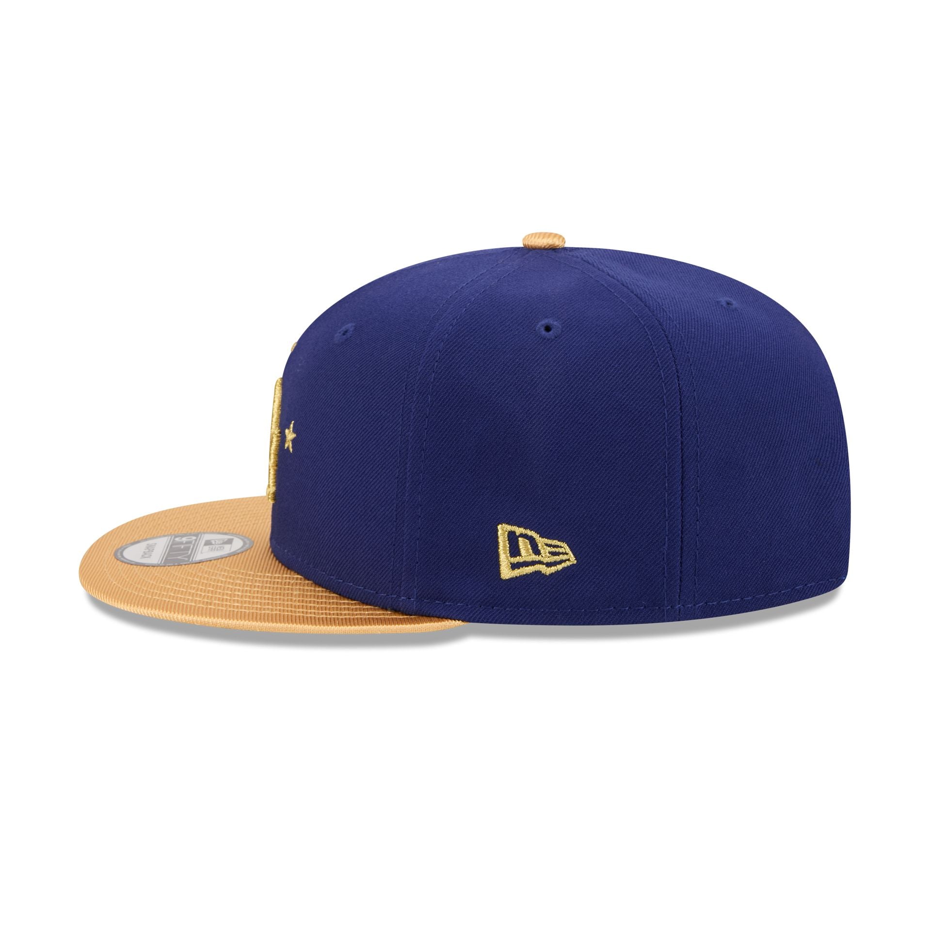 Los Angeles Dodgers Gold 2025 World Series Champions Sidepatch 9FIFTY Snapback Hat