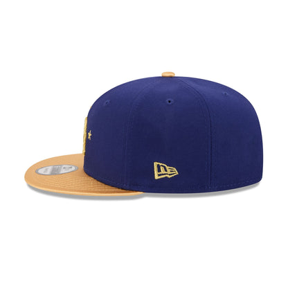 Los Angeles Dodgers Gold 2025 World Series Champions Sidepatch 9FIFTY Snapback Hat