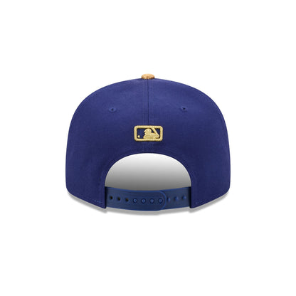 Los Angeles Dodgers Gold 2025 World Series Champions Sidepatch 9FIFTY Snapback Hat