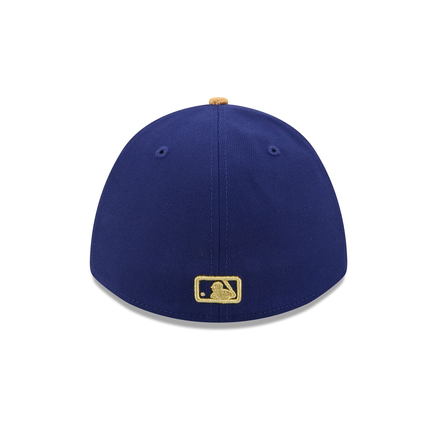 Los Angeles Dodgers Gold 2025 World Series Champions Sidepatch 39THIRTY M-Crown Stretch Fit Hat