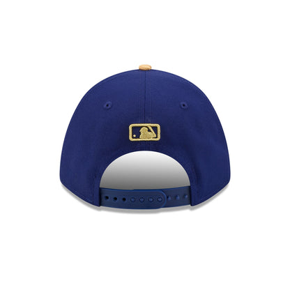 Los Angeles Dodgers Gold 2025 World Series Champions Sidepatch 9FORTY M-Crown Snapback Hat