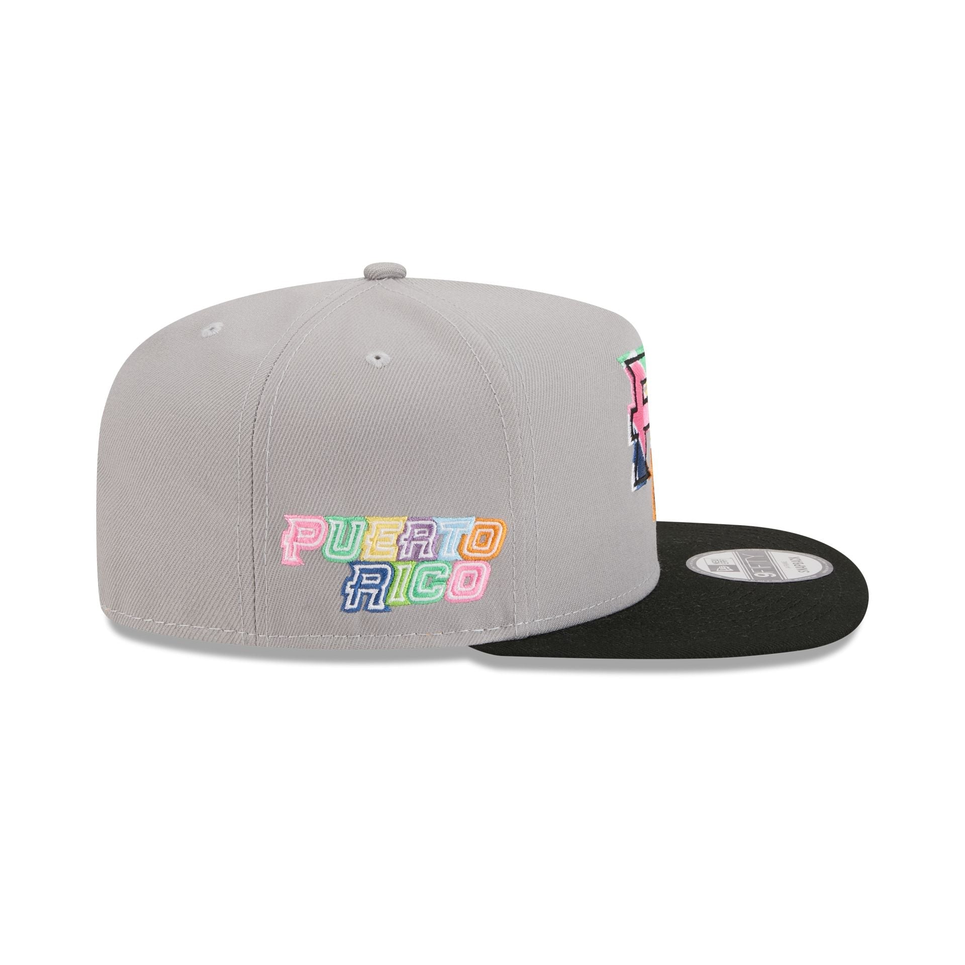 Puerto Rico Yaucromatic Gray 9FIFTY A-Frame Snapback Hat