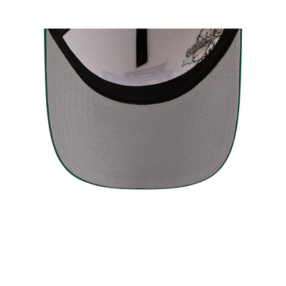 Puerto Rico Pink Flower 9FORTY A-Frame Snapback Hat