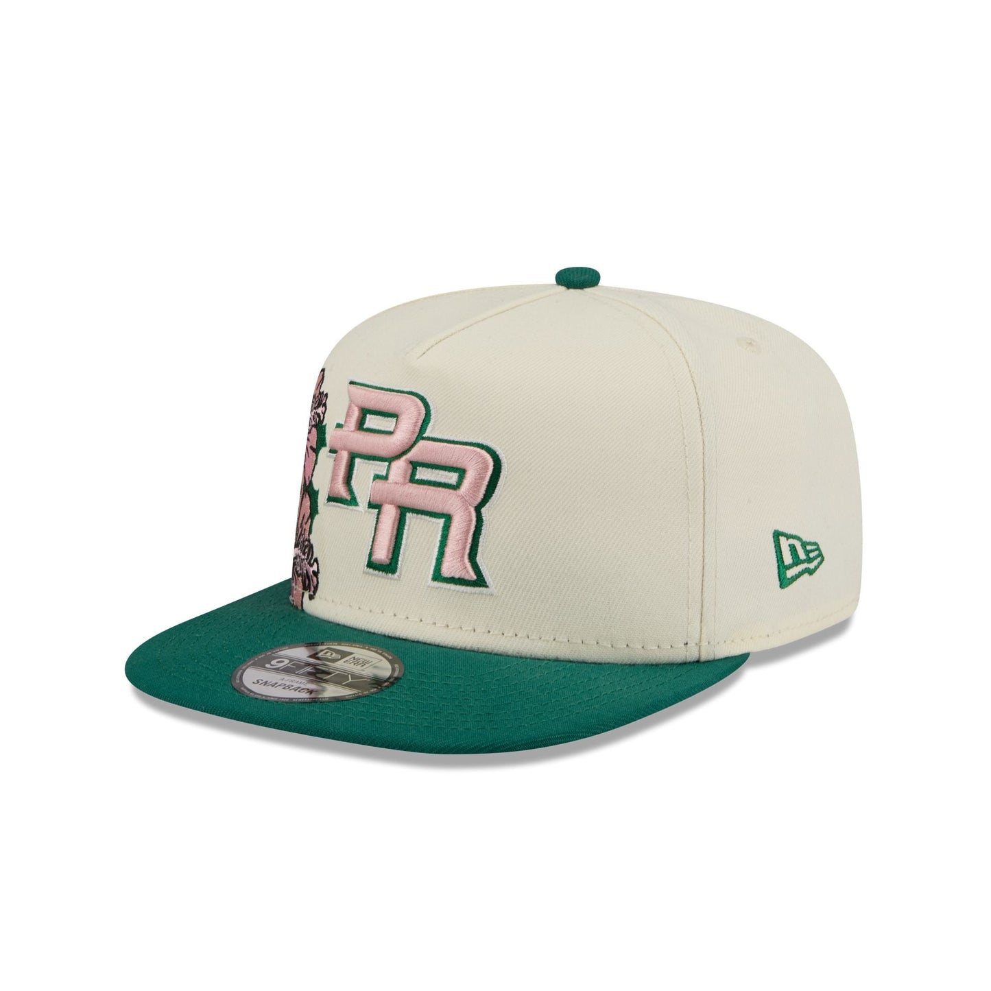 Puerto Rico Pink Flower 9FIFTY A-Frame Snapback Hat
