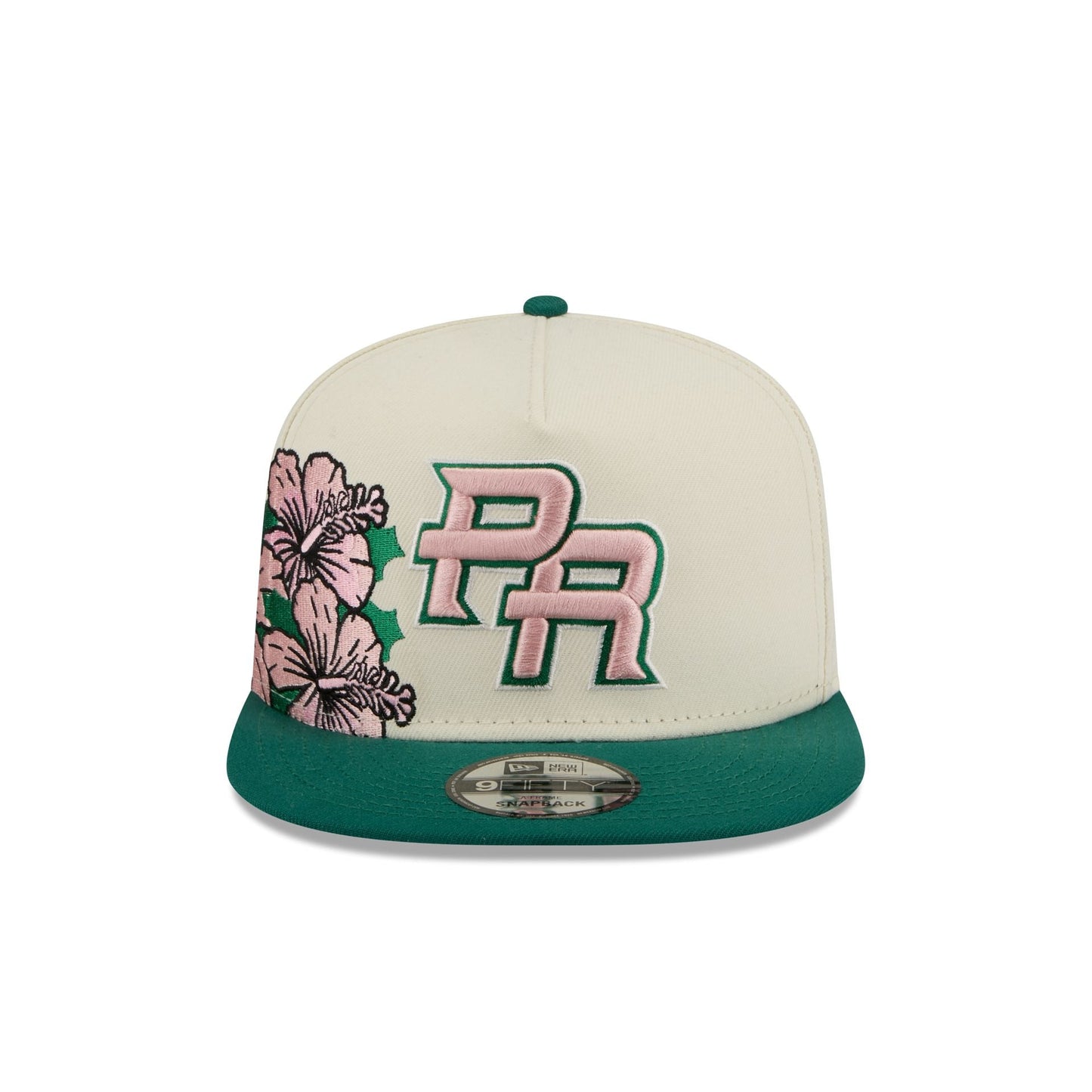 Puerto Rico Pink Flower 9FIFTY A-Frame Snapback Hat