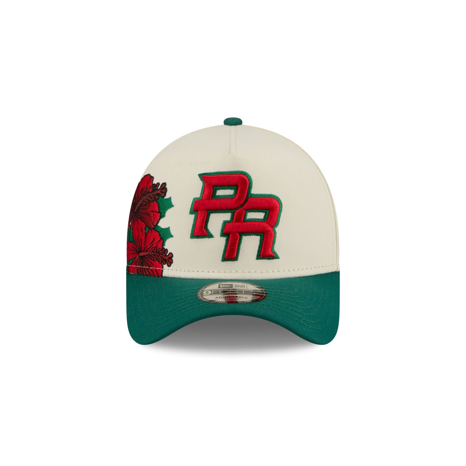 Puerto Rico Red Flower 9FORTY A-Frame Snapback Hat