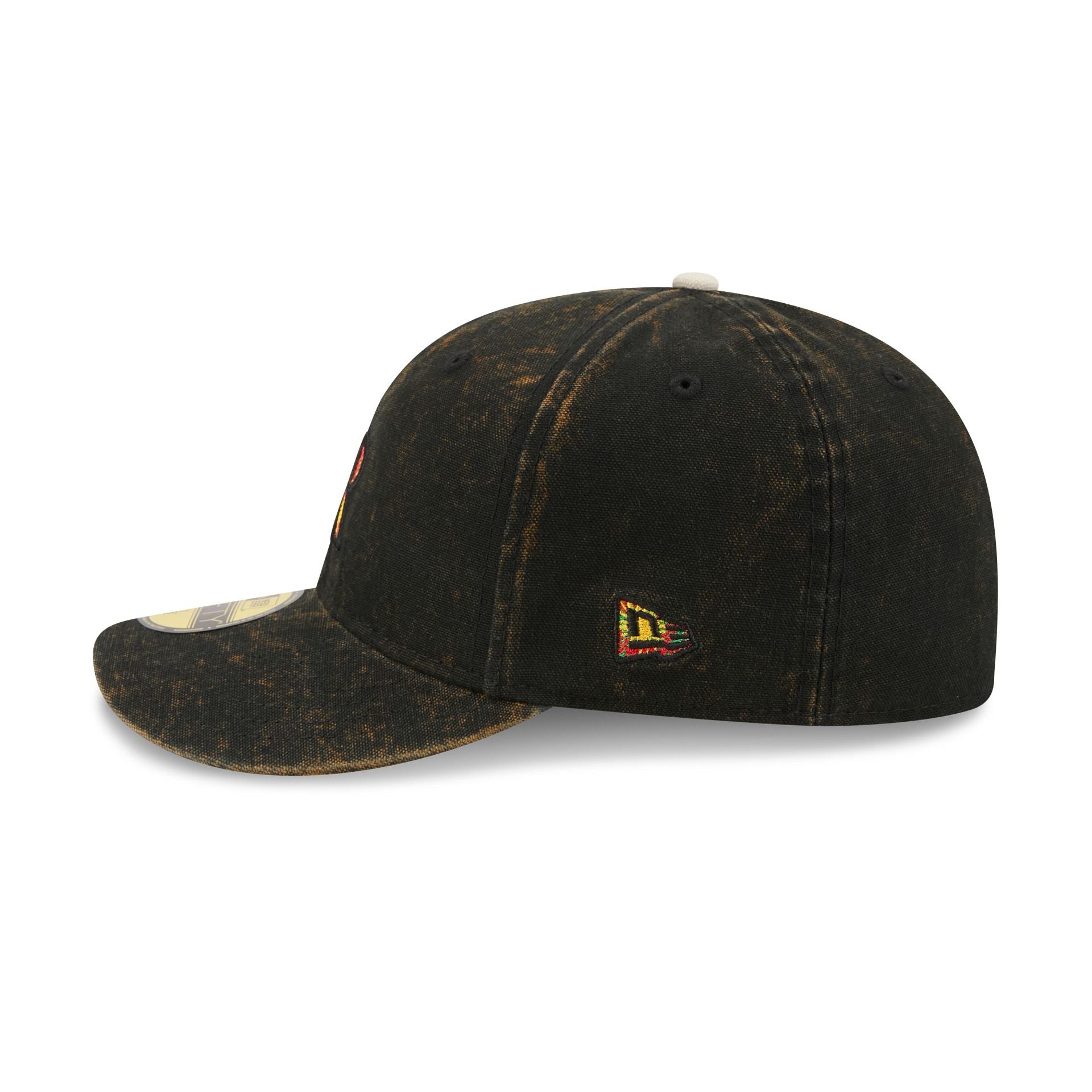 Just Caps Tie Dye Logo Colorado Rockies 59FIFTY Fitted Hat