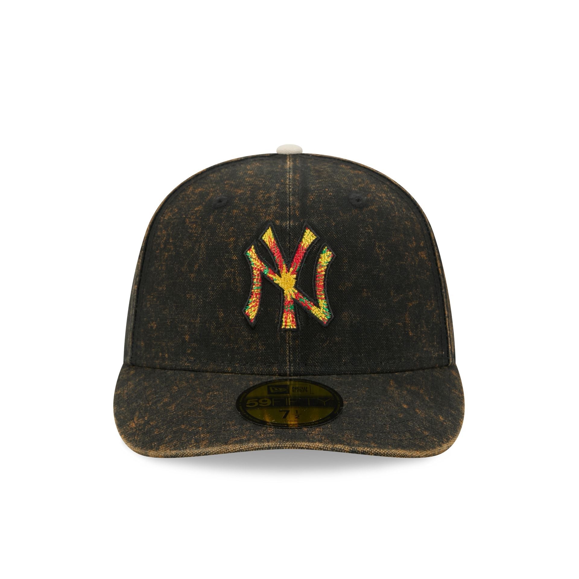 Just Caps Tie Dye Logo New York Yankees 59FIFTY Fitted Hat