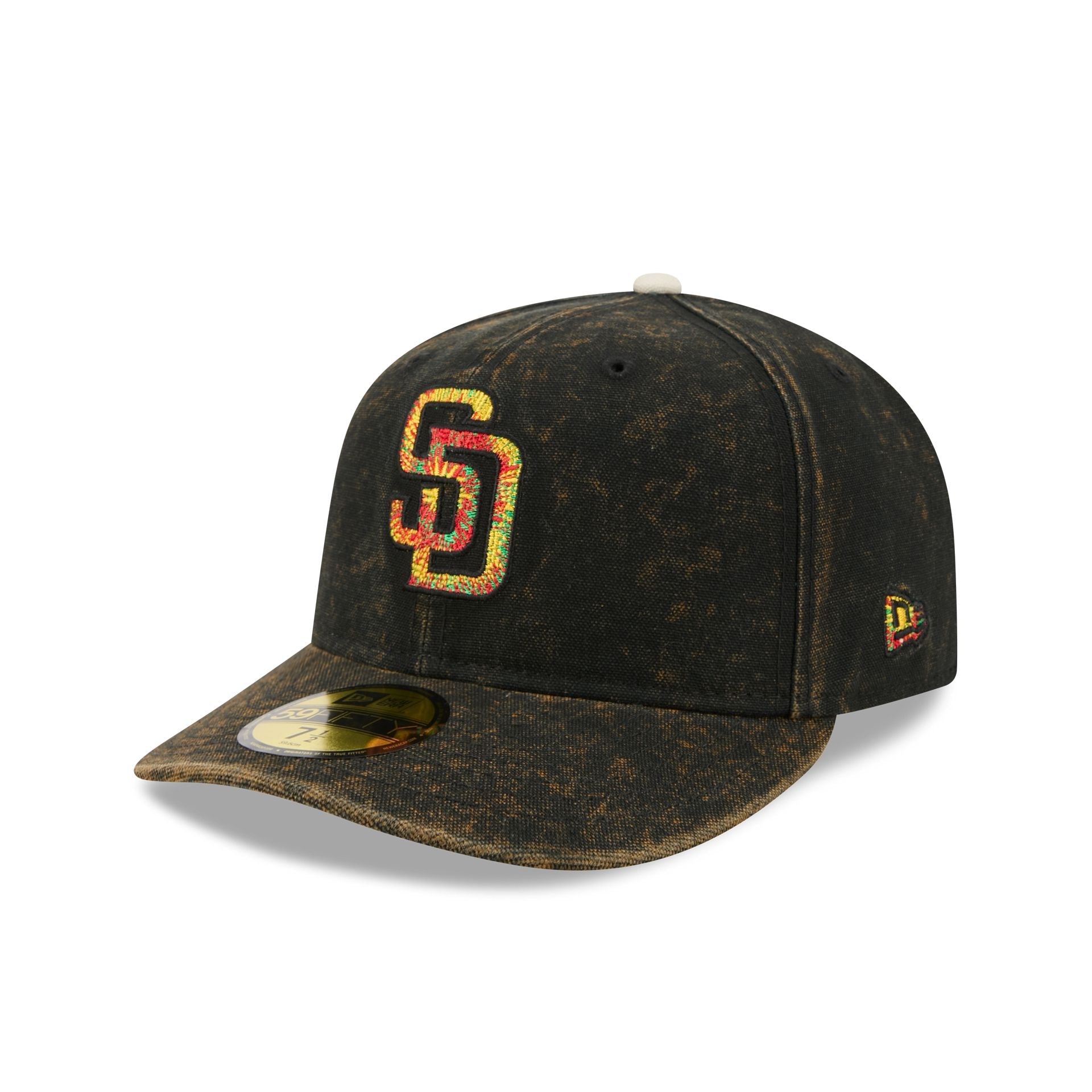 Just Caps Tie Dye Logo San Diego Padres 59FIFTY Fitted Hat