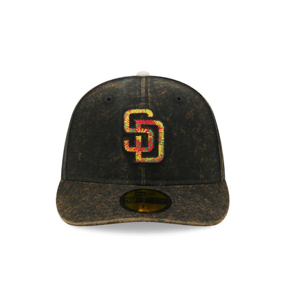 Just Caps Tie Dye Logo San Diego Padres 59FIFTY Fitted Hat