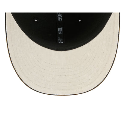 Just Caps Tie Dye Logo Miami Marlins 59FIFTY Fitted Hat