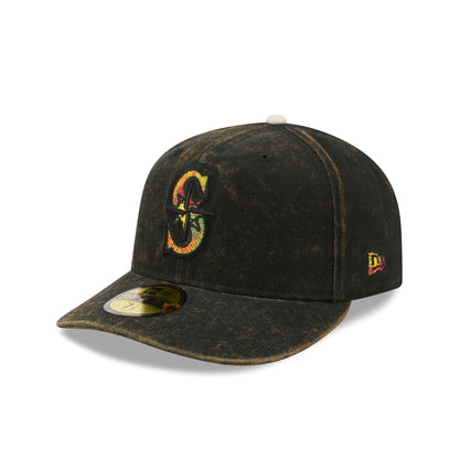 Just Caps Tie Dye Logo Seattle Mariners 59FIFTY Fitted Hat