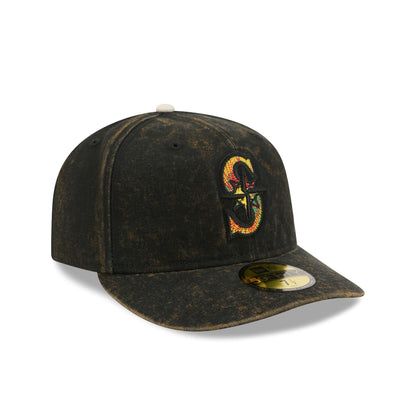 Just Caps Tie Dye Logo Seattle Mariners 59FIFTY Fitted Hat