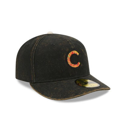 Just Caps Tie Dye Logo Chicago Cubs 59FIFTY Fitted Hat