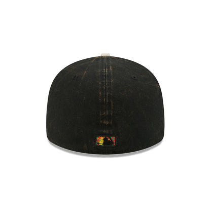 Just Caps Tie Dye Logo Chicago Cubs 59FIFTY Fitted Hat