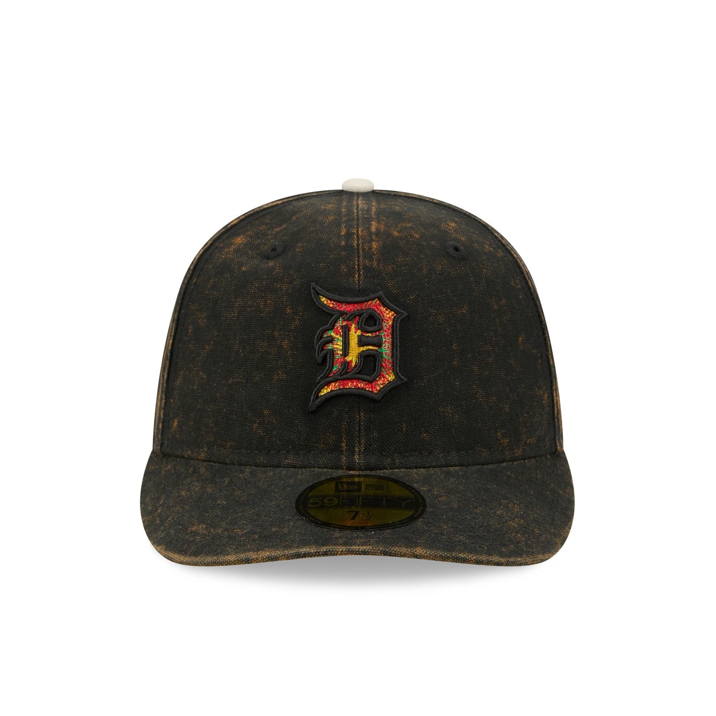 Just Caps Tie Dye Logo Detroit Tigers 59FIFTY Fitted Hat