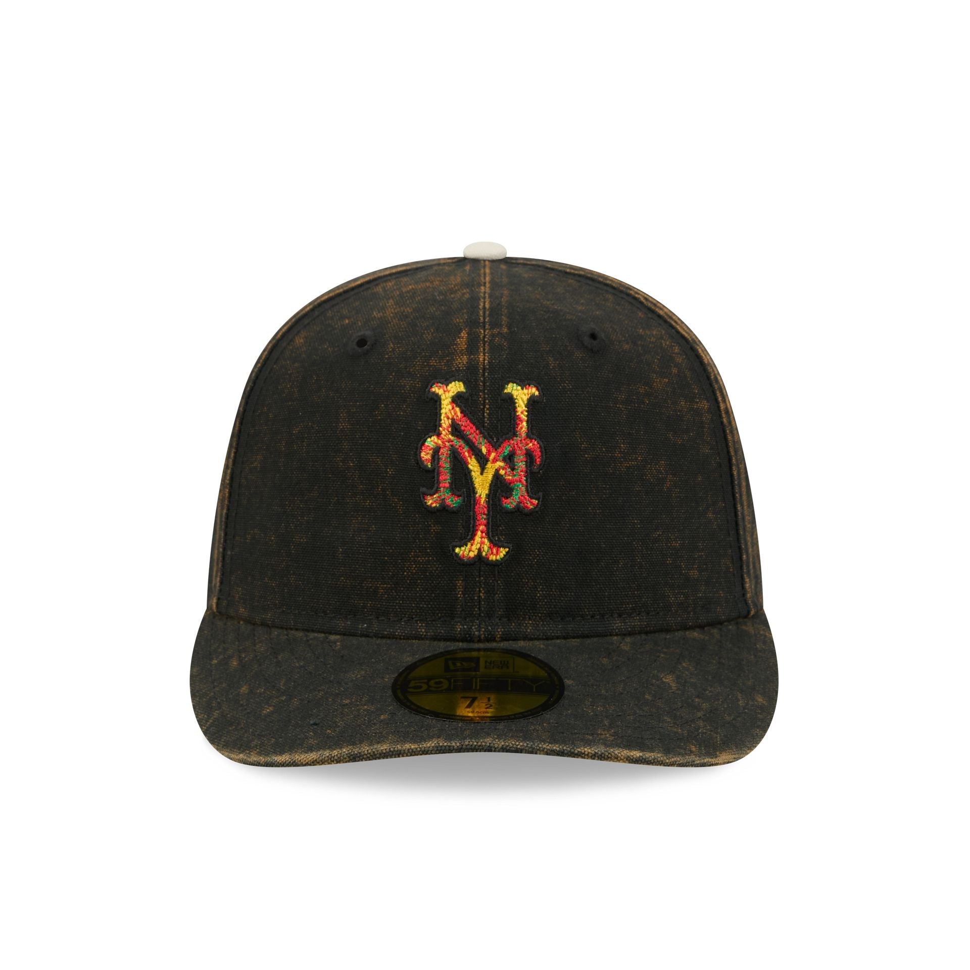 Just Caps Tie Dye Logo New York Mets 59FIFTY Fitted Hat