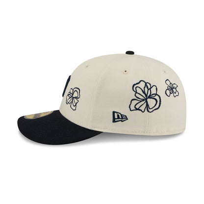 Detroit Tigers Floral Outline 59FIFTY Fitted Hat
