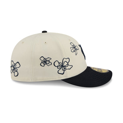 Detroit Tigers Floral Outline 59FIFTY Fitted Hat