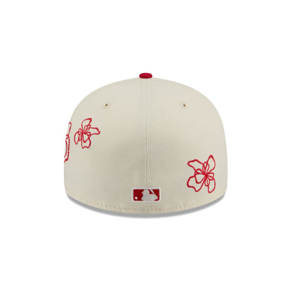 St. Louis Cardinals Floral Outline 59FIFTY Fitted Hat