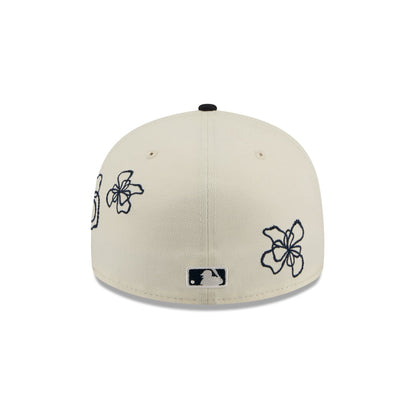 Seattle Mariners Floral Outline 59FIFTY Fitted Hat