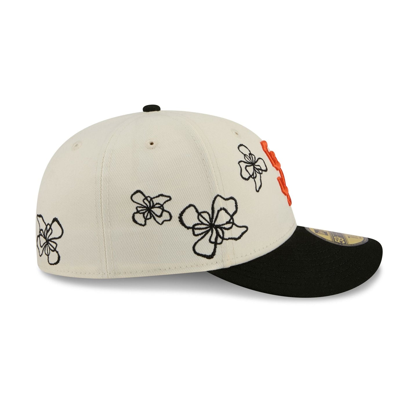 San Francisco Giants Floral Outline 59FIFTY Fitted Hat