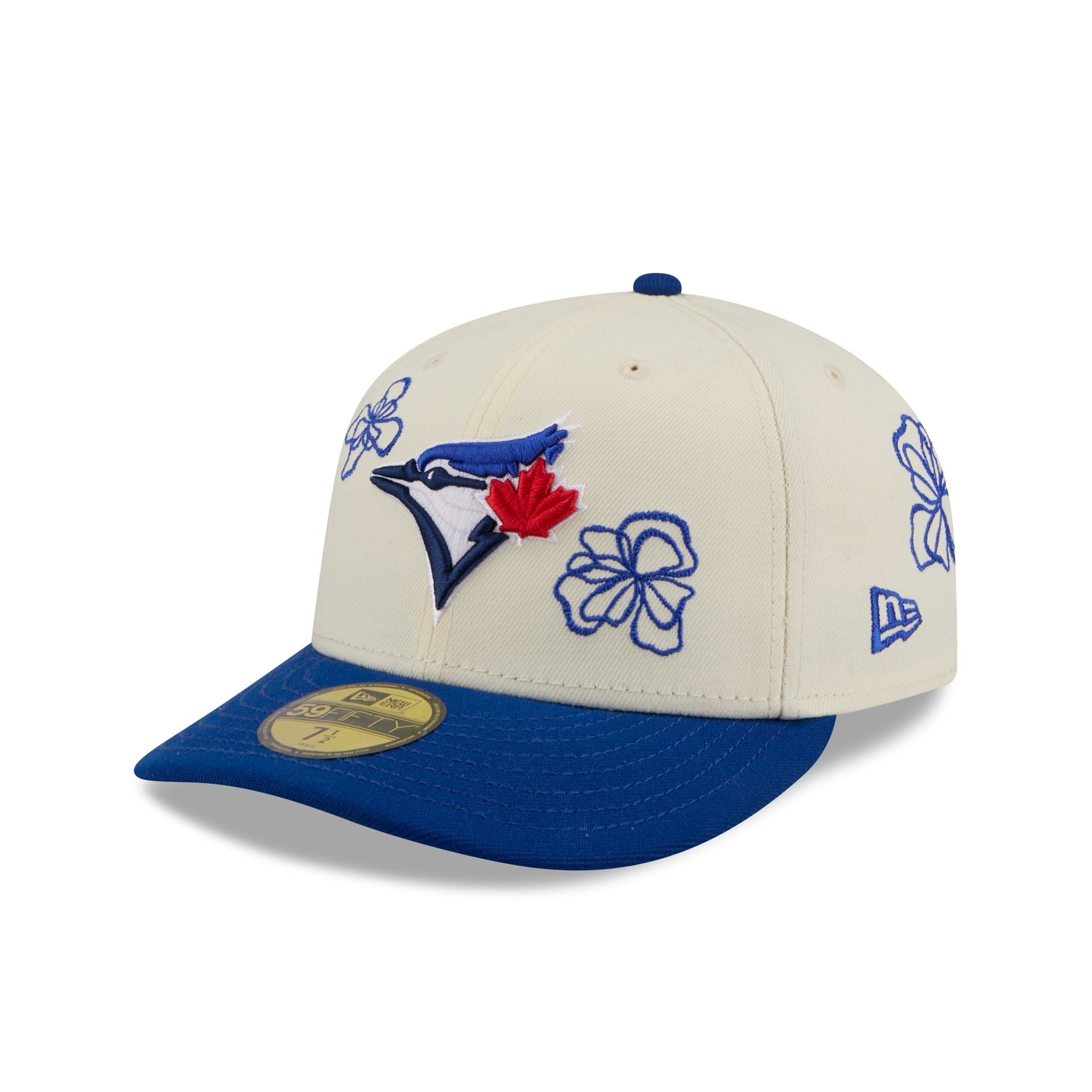 Toronto Blue Jays Floral Outline 59FIFTY Fitted Hat