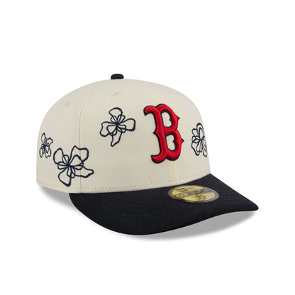 Boston Red Sox Floral Outline 59FIFTY Fitted Hat