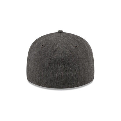 New Era Cap Herringbone Black Retro Crown 59FIFTY Fitted Hat