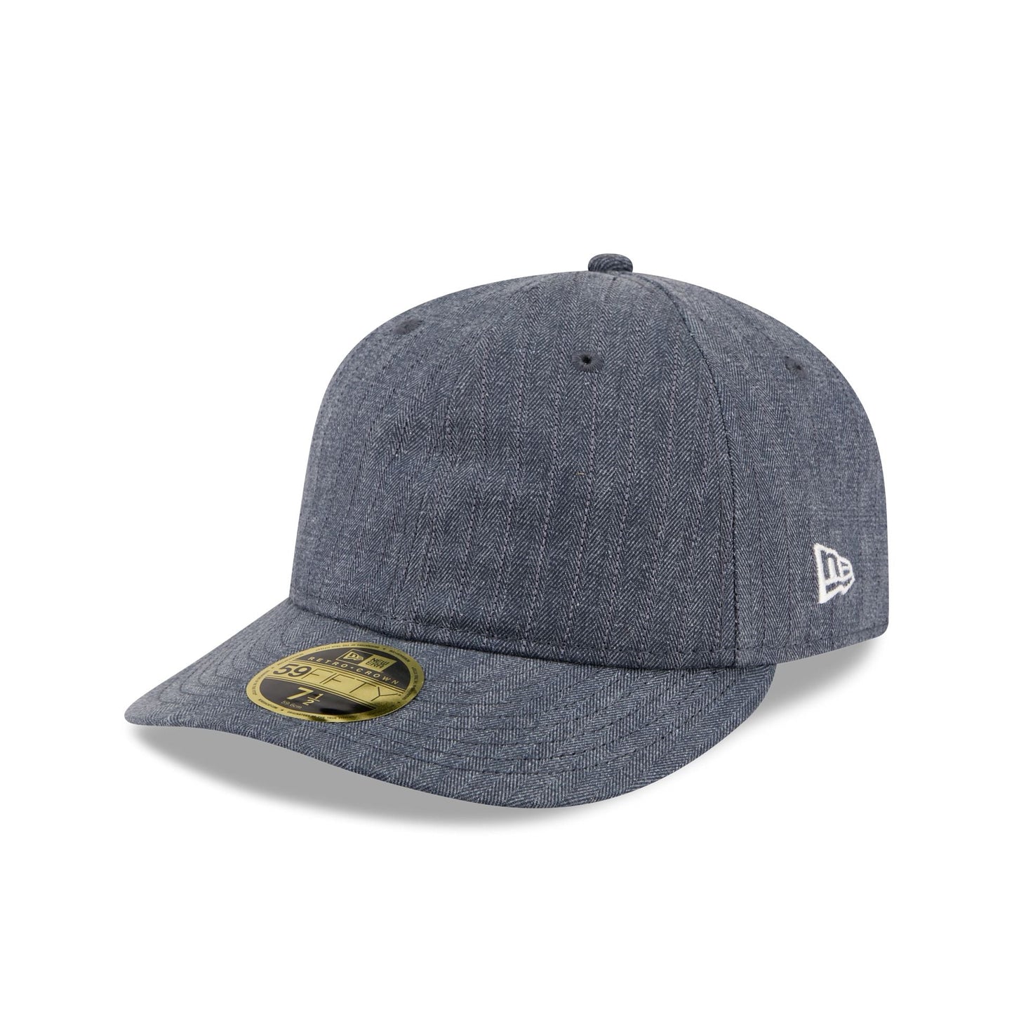 New Era Cap Herringbone Slate Retro Crown 59FIFTY Fitted Hat